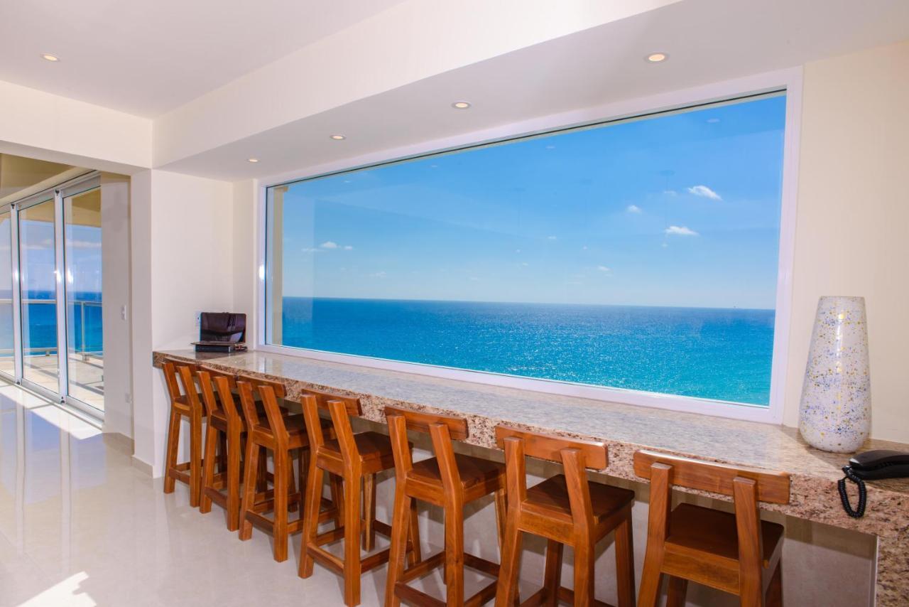 2 Story Oceanfront Penthouses On Cancun Beach! Luaran gambar