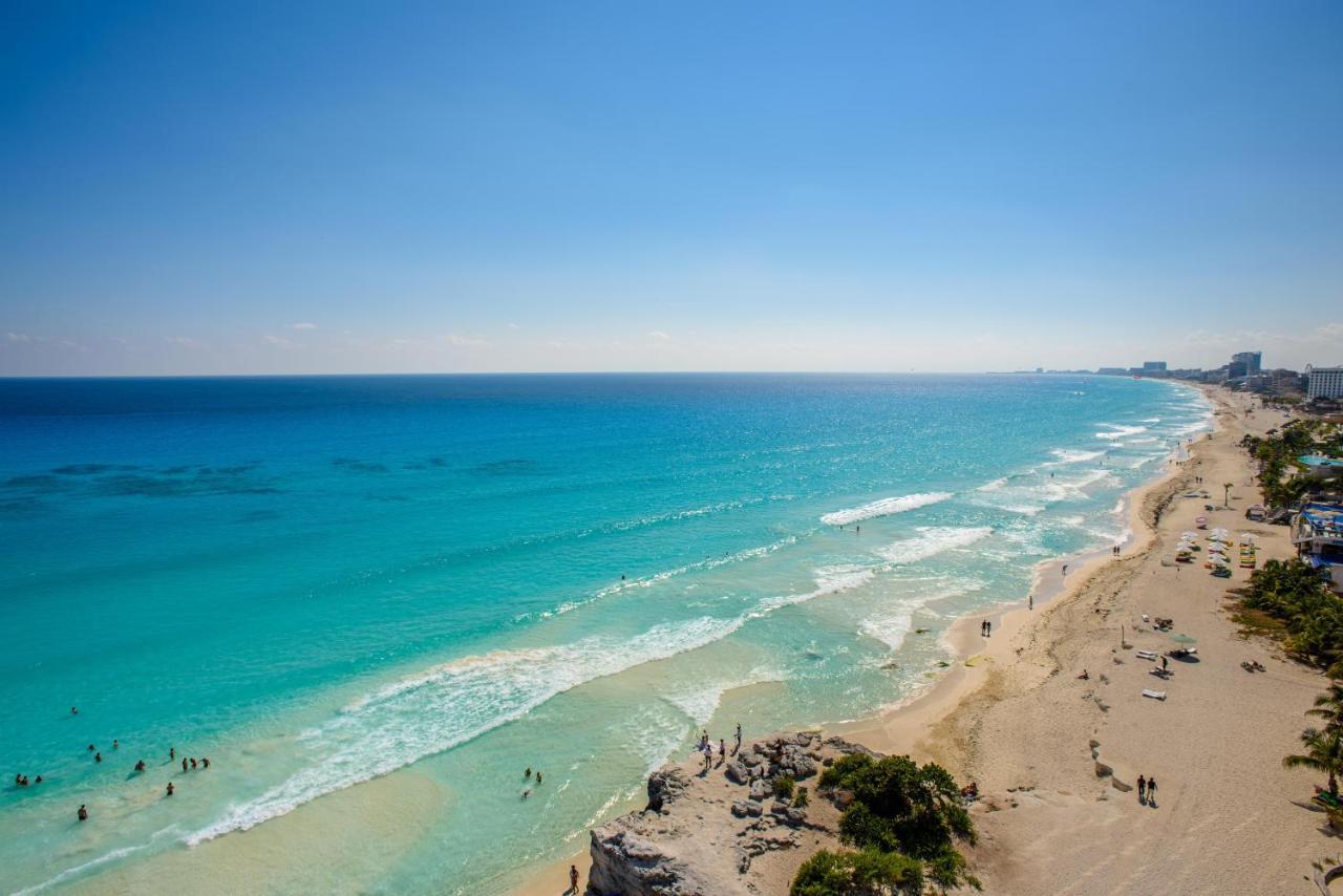 2 Story Oceanfront Penthouses On Cancun Beach! Luaran gambar