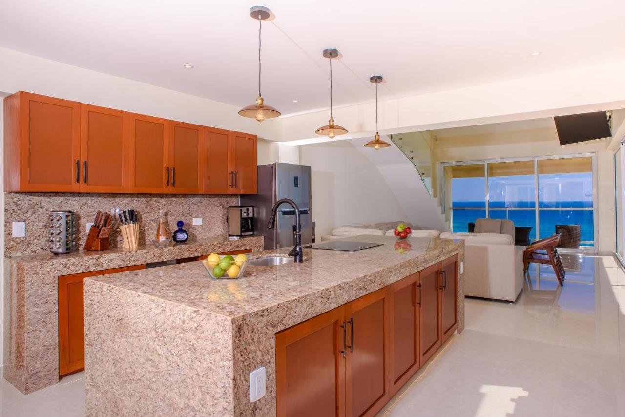 2 Story Oceanfront Penthouses On Cancun Beach! Luaran gambar